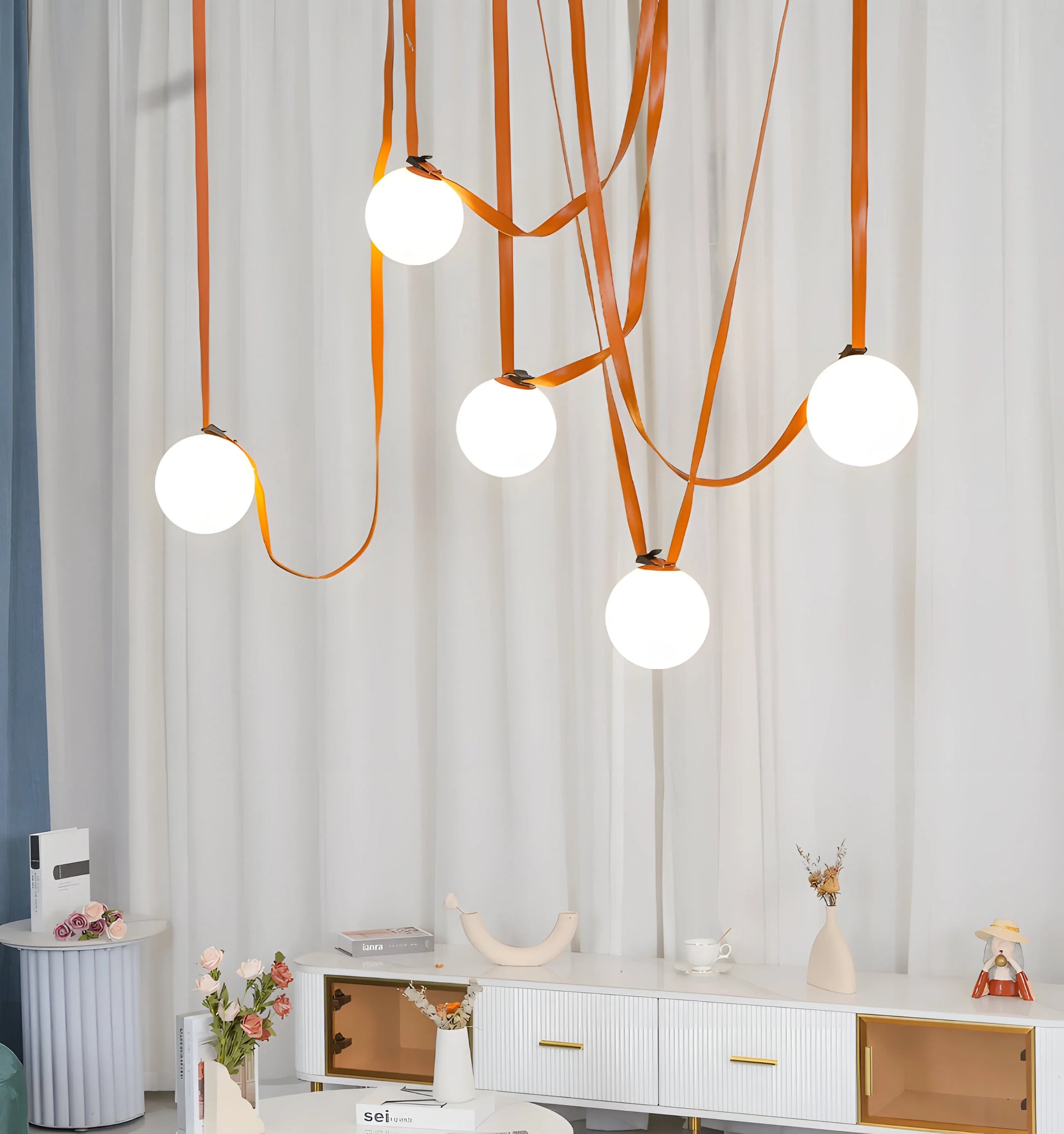 Multiple Belt Art Pendant Light - Yiarolight