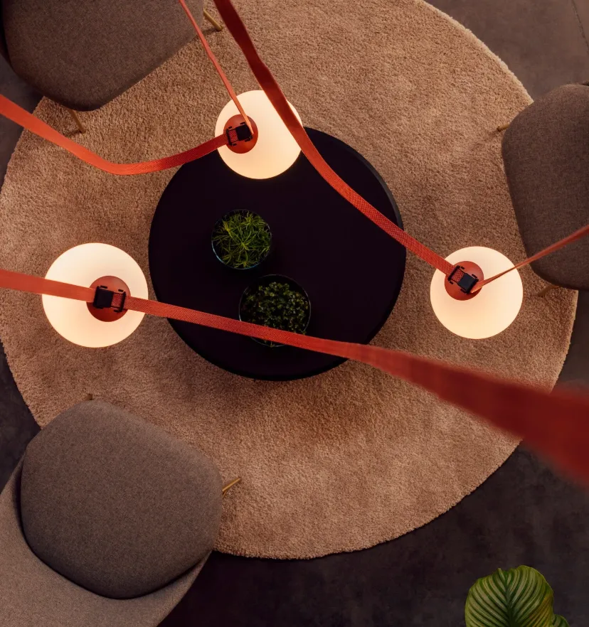 Multiple Belt Art Pendant Light - Yiarolight