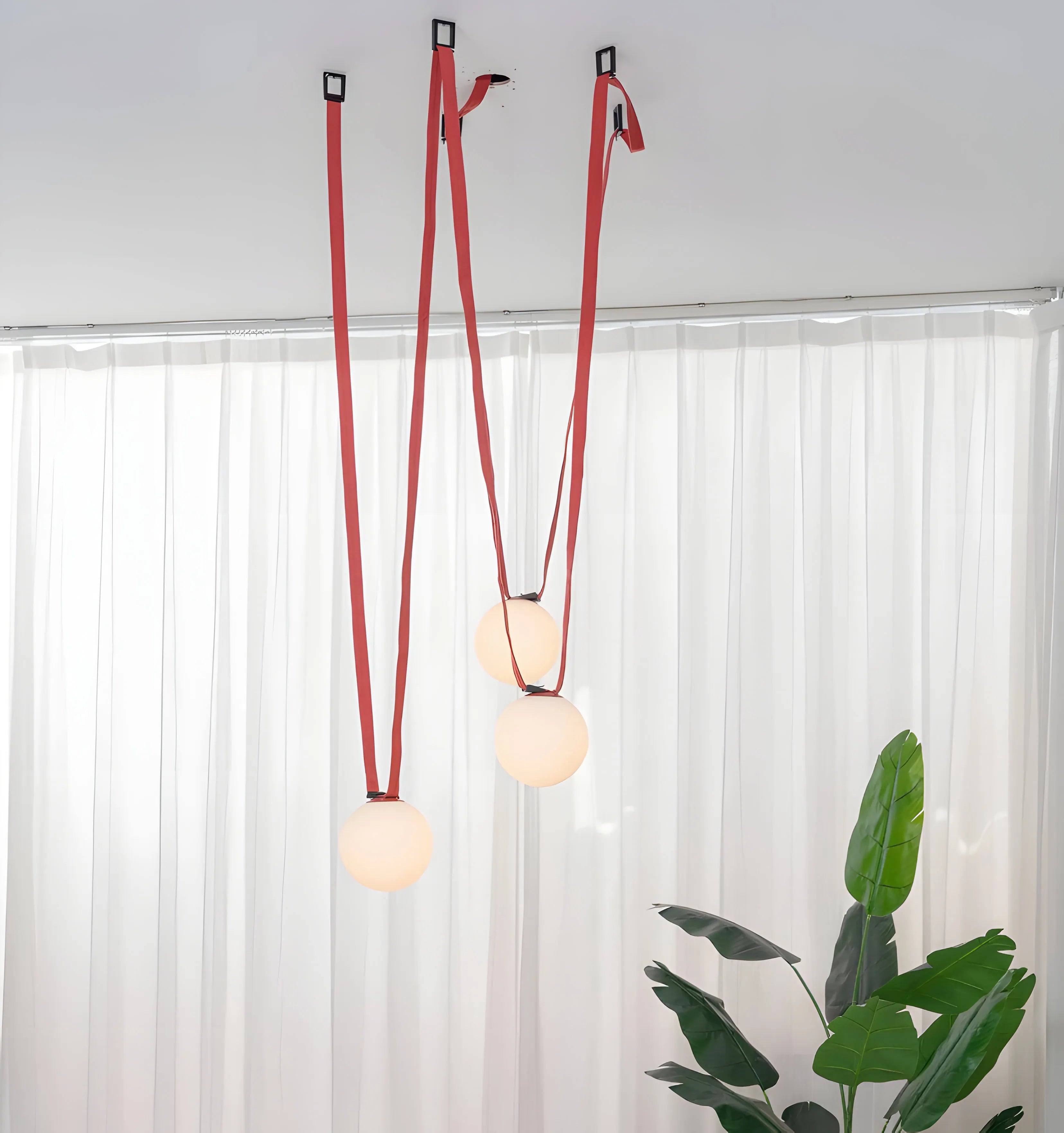 Multiple Belt Art Pendant Light - Yiarolight