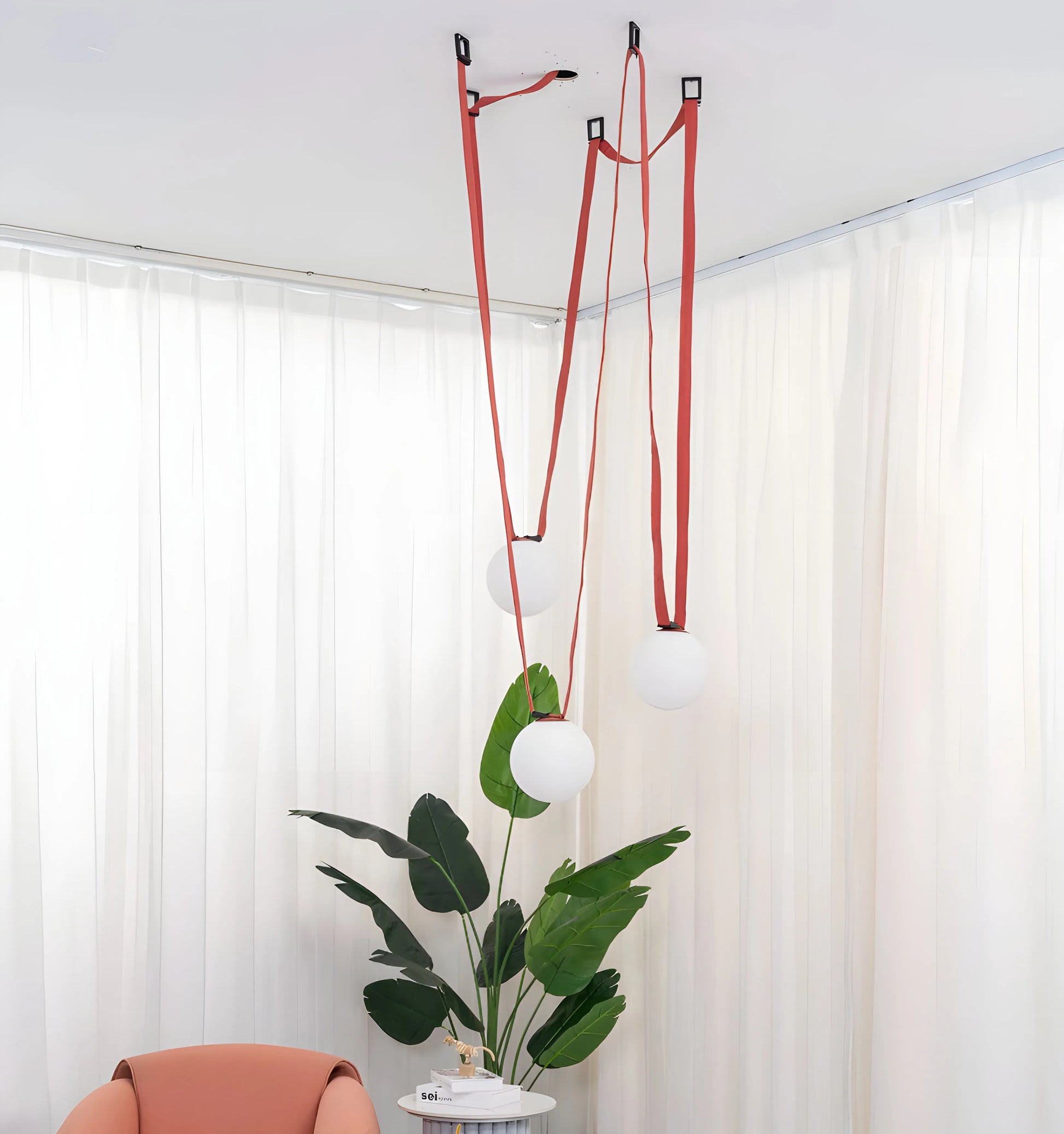 Multiple Belt Art Pendant Light - Yiarolight