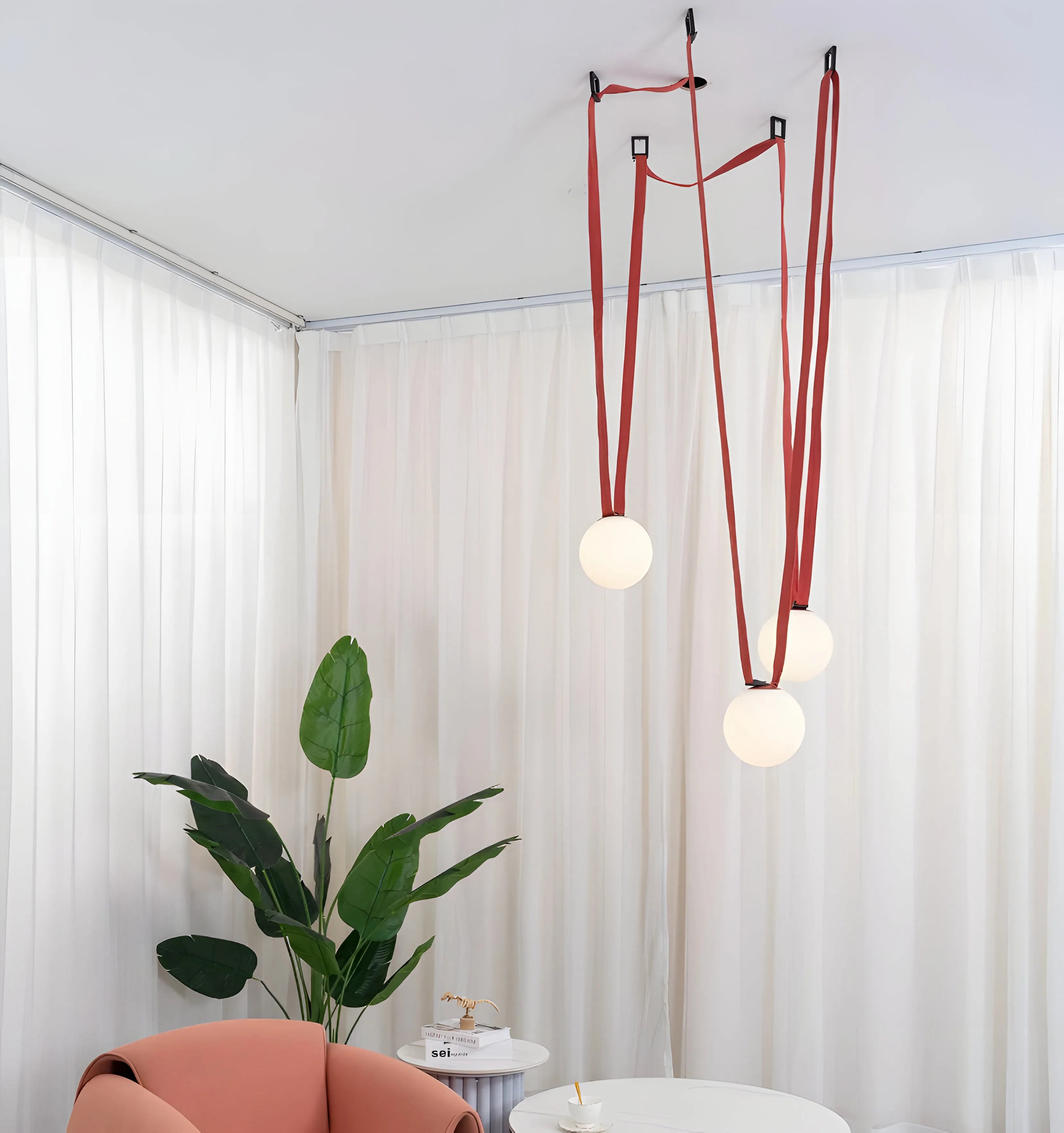 Multiple Belt Art Pendant Light - Yiarolight