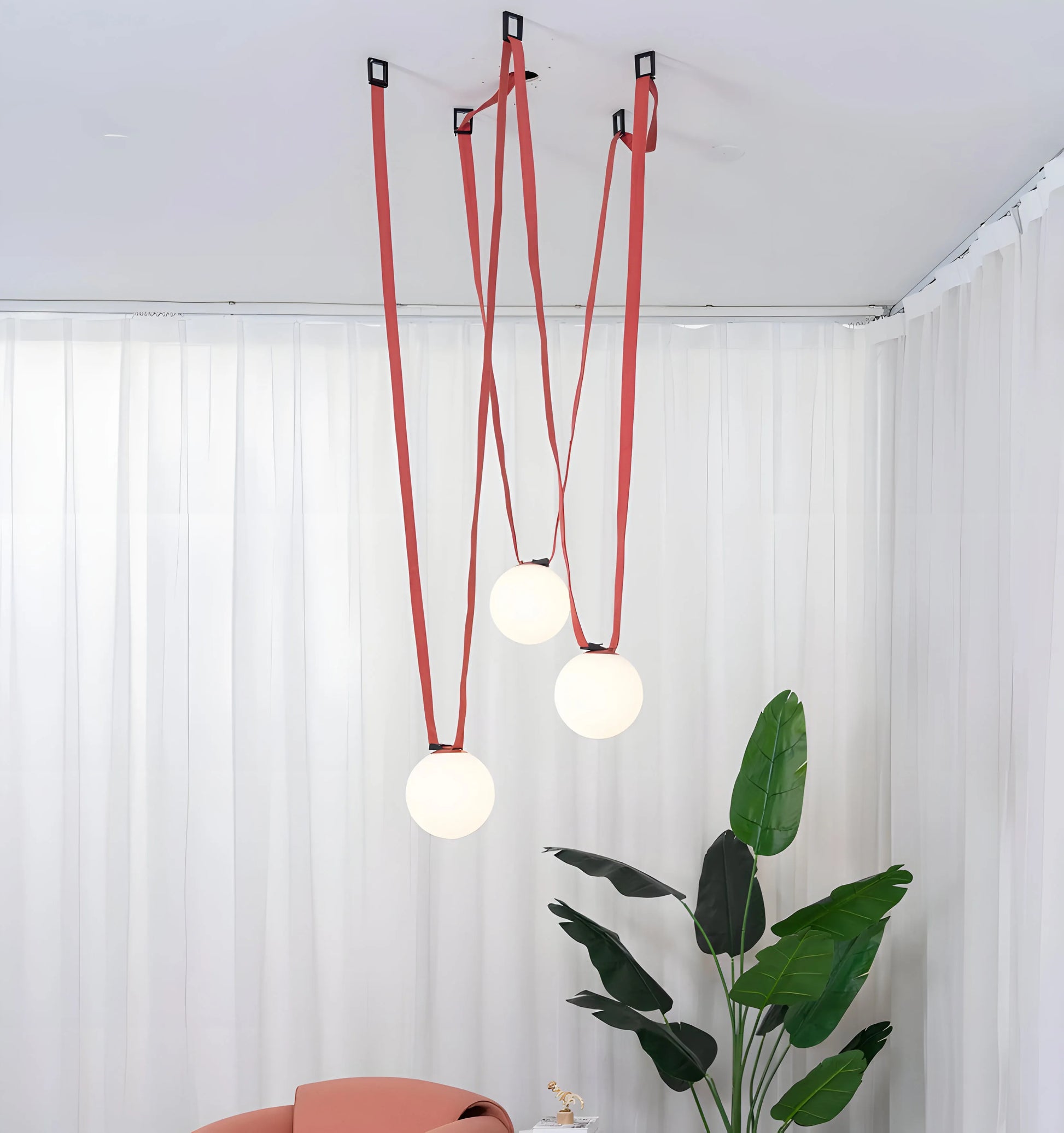 Multiple Belt Art Pendant Light - Yiarolight