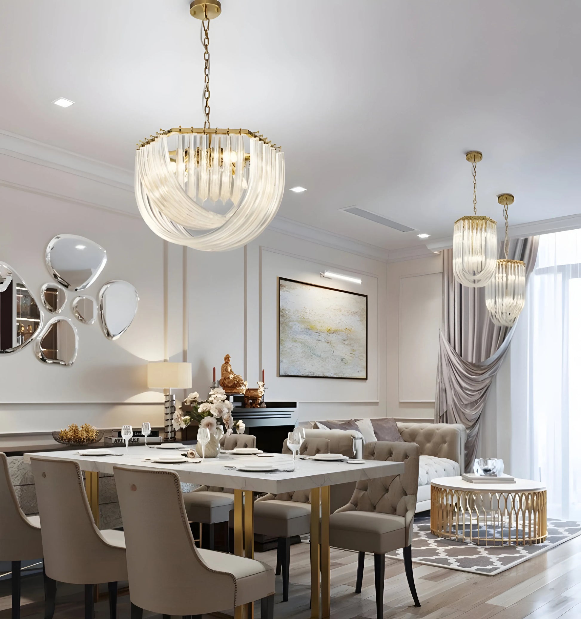 Trevi Murano Chandelier - Yiarolight