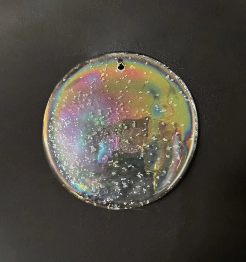 Murano Disc Iridescent Chandelier - Yiarolight