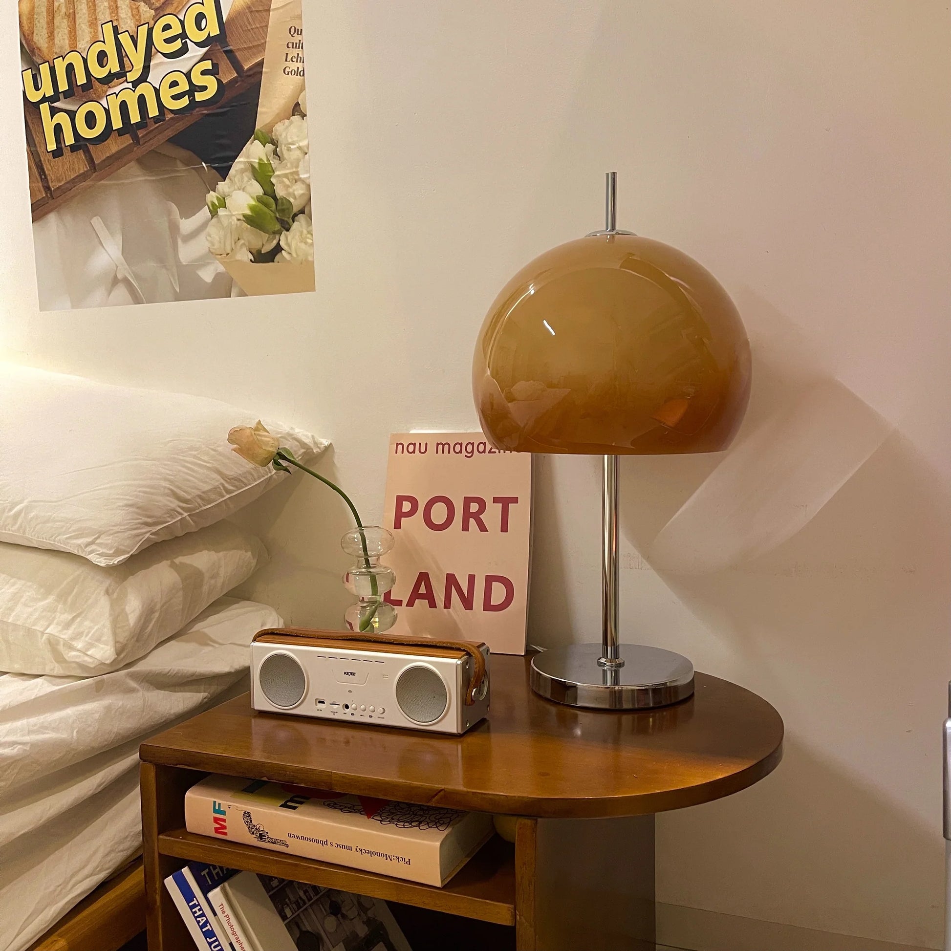 Mushroom Brown Table Lamp - Yiarolight