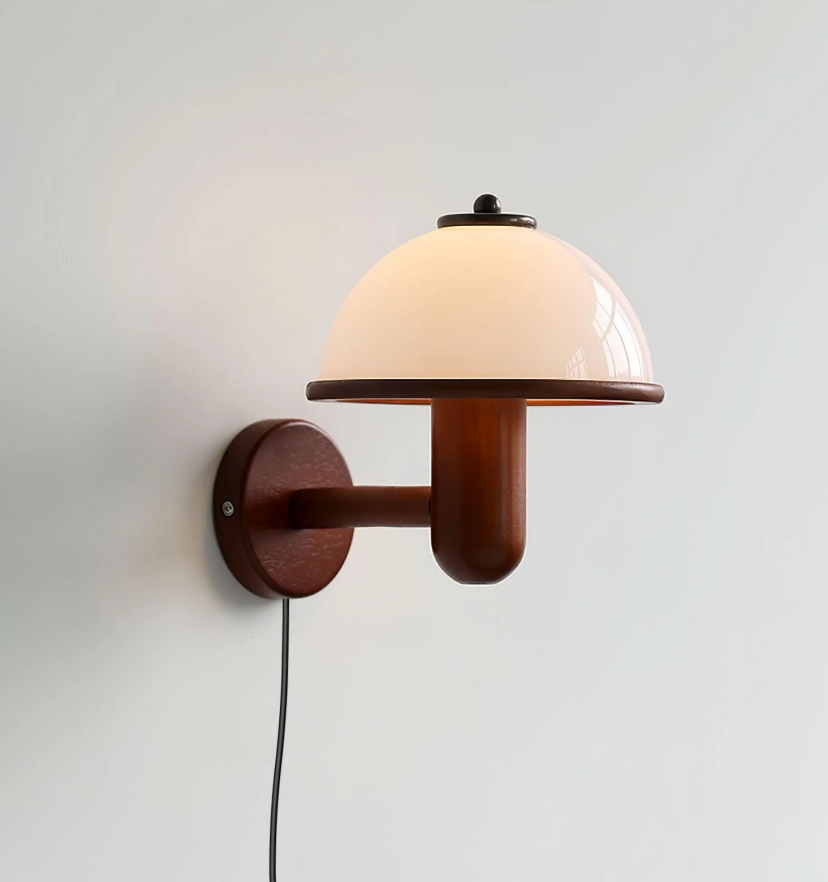 Mushroom Wood Wall Lamp - Yiarolight