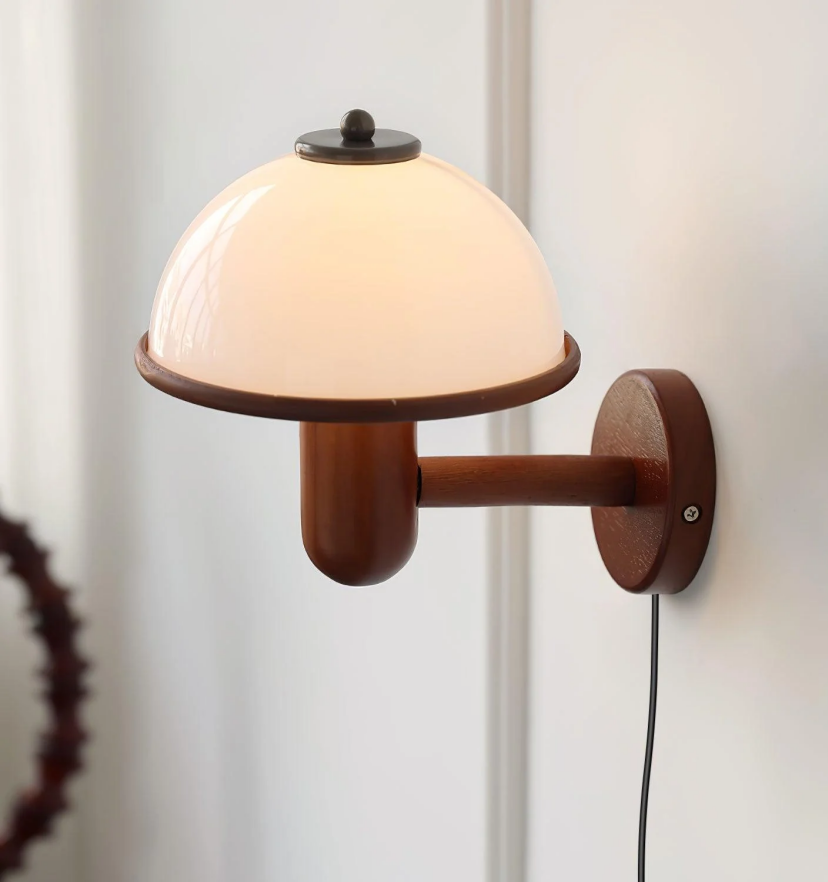 Mushroom Wood Wall Lamp - Yiarolight