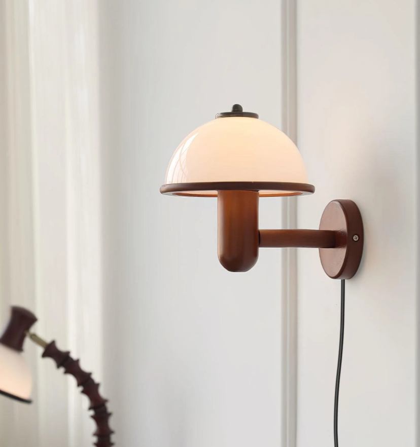 Mushroom Wood Wall Lamp - Yiarolight