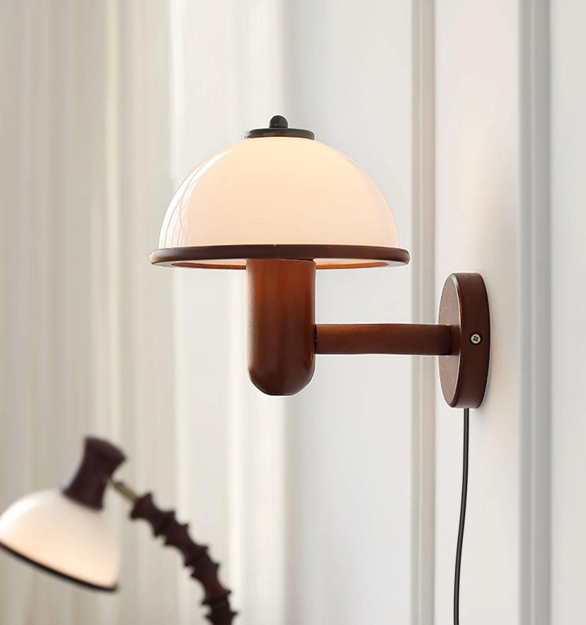 Mushroom Wood Wall Lamp - Yiarolight