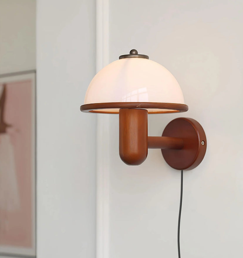 Mushroom Wood Wall Lamp - Yiarolight