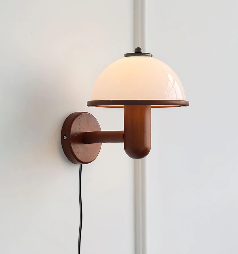 Mushroom Wood Wall Lamp - Yiarolight