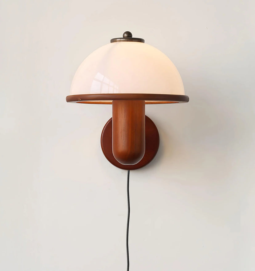 Mushroom Wood Wall Lamp - Yiarolight