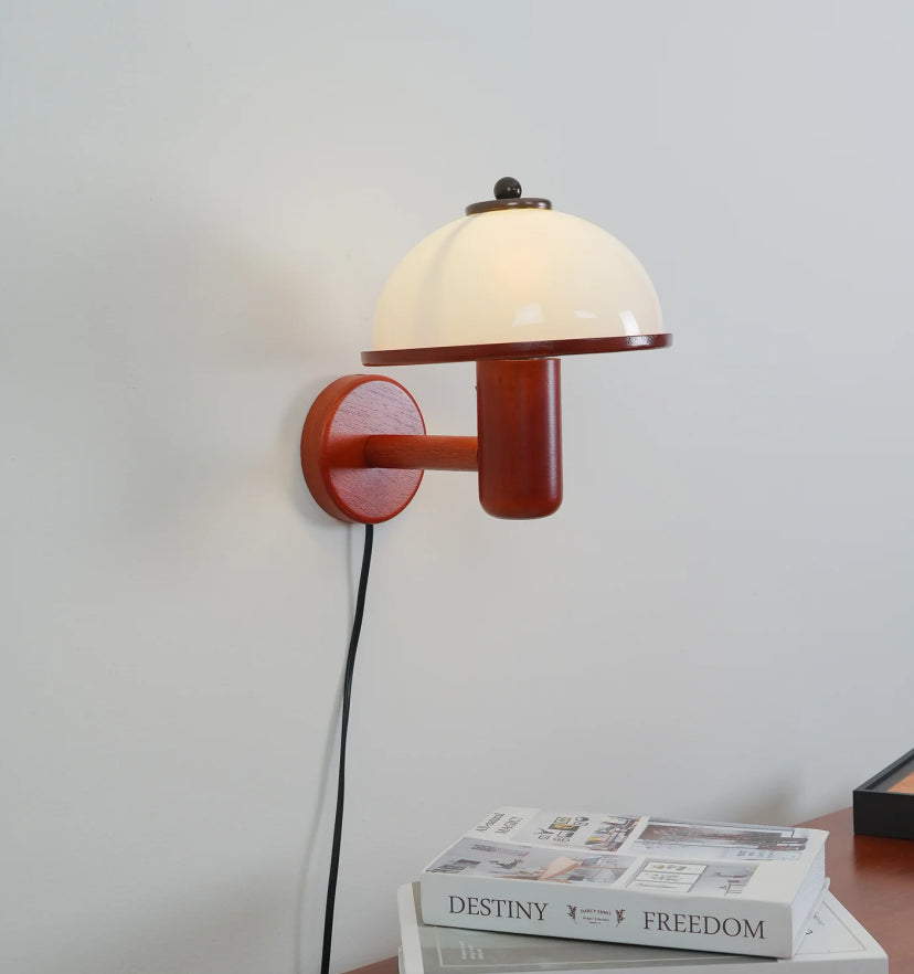 Mushroom Wood Wall Lamp - Yiarolight