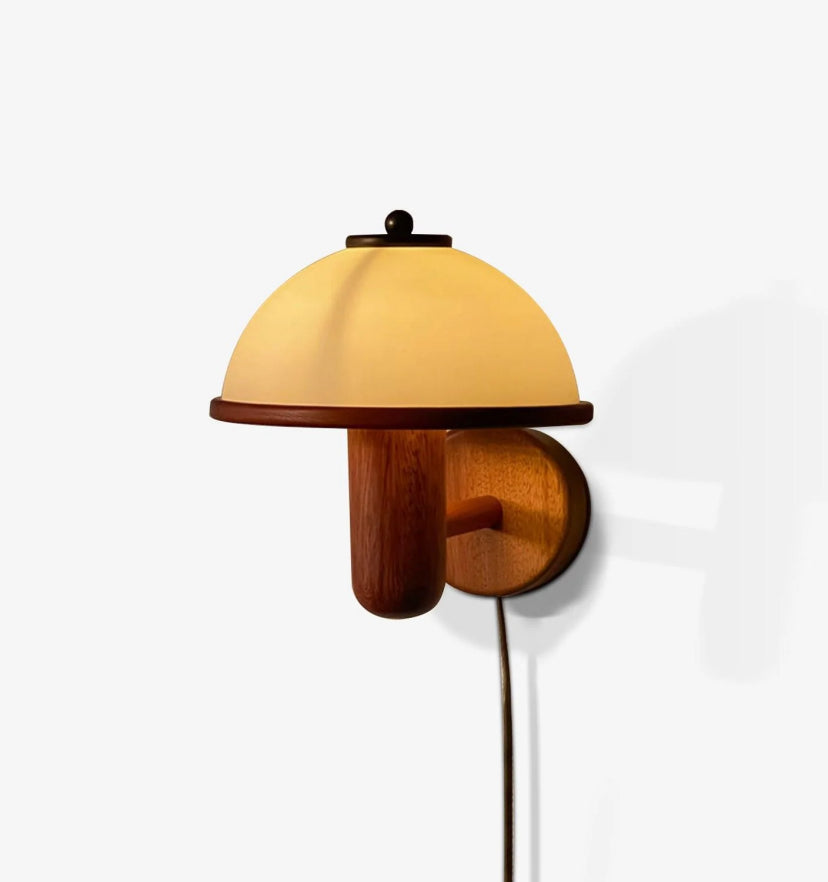 Mushroom Wood Wall Lamp - Yiarolight