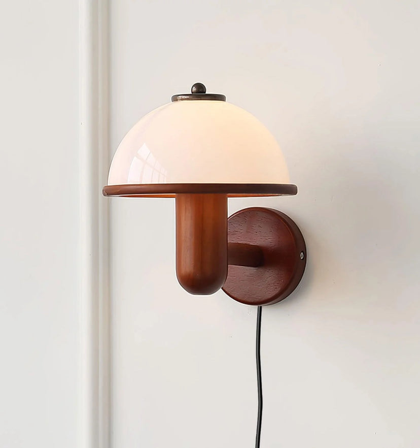 Mushroom Wood Wall Lamp - Yiarolight