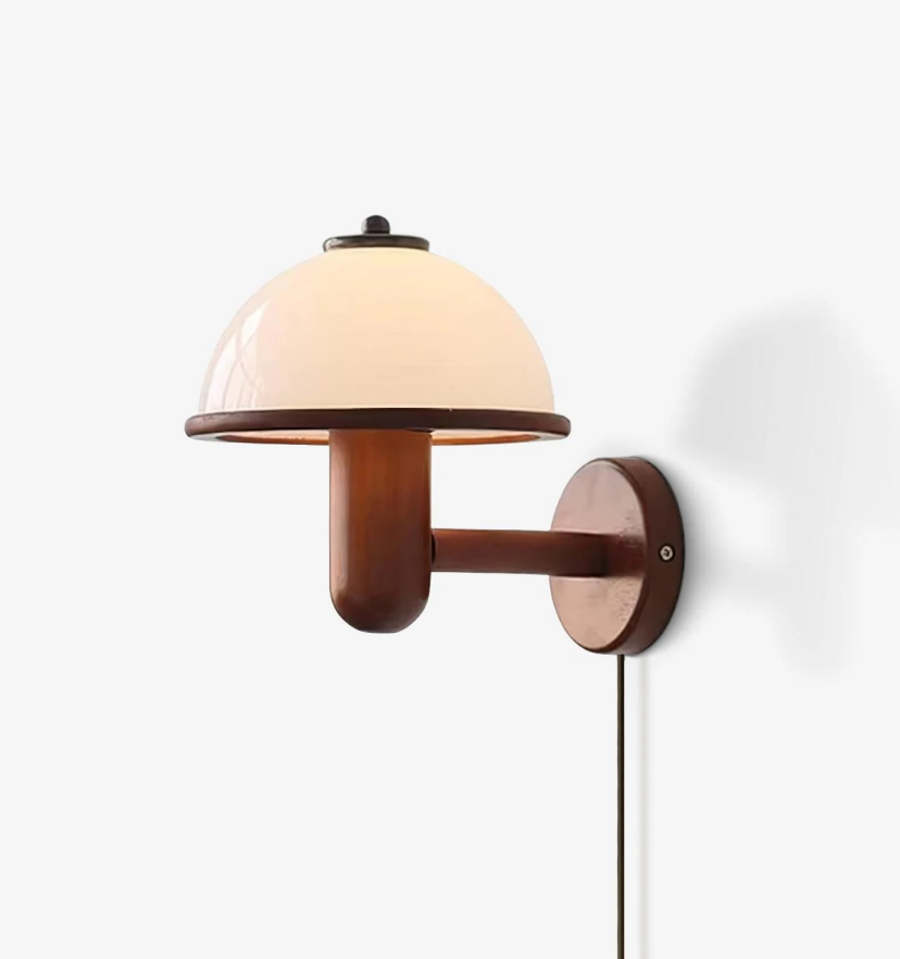 Mushroom Wood Wall Lamp - Yiarolight