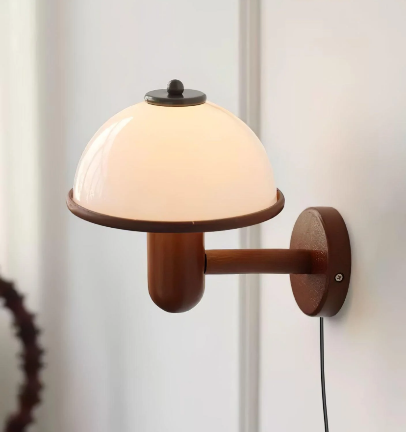 Mushroom Wood Wall Lamp - Yiarolight