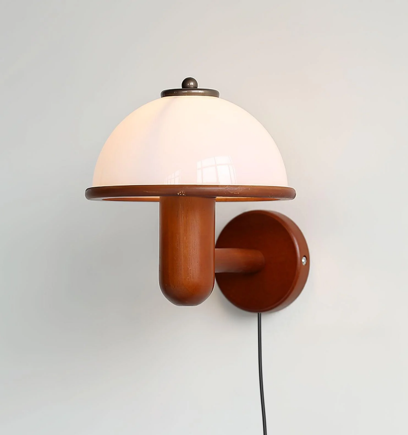 Mushroom Wood Wall Lamp - Yiarolight