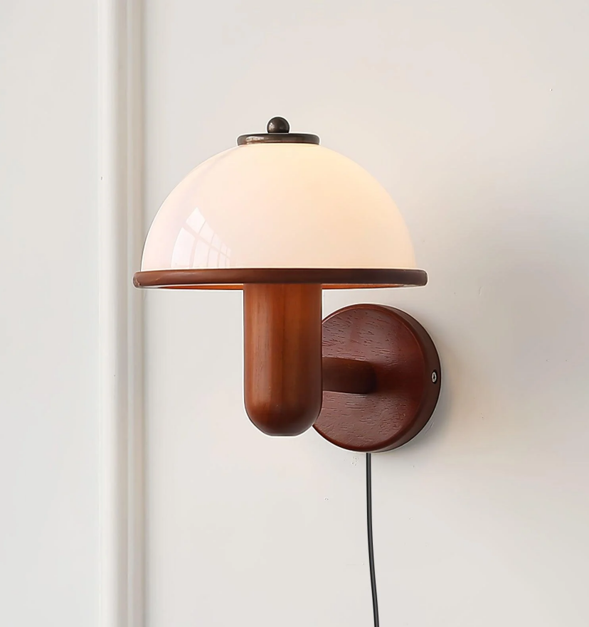 Mushroom Wood Wall Lamp - Yiarolight