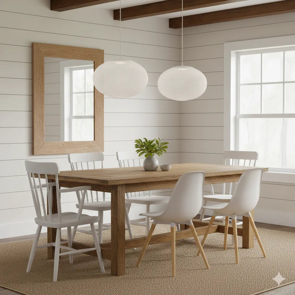 Metallic Meshwork Pendant Lamp
