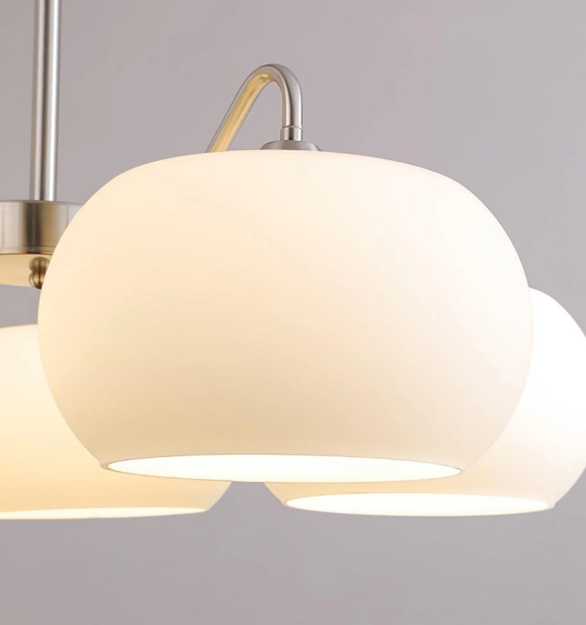 Nickel Glass Persimmon Chandelier - Yiarolight