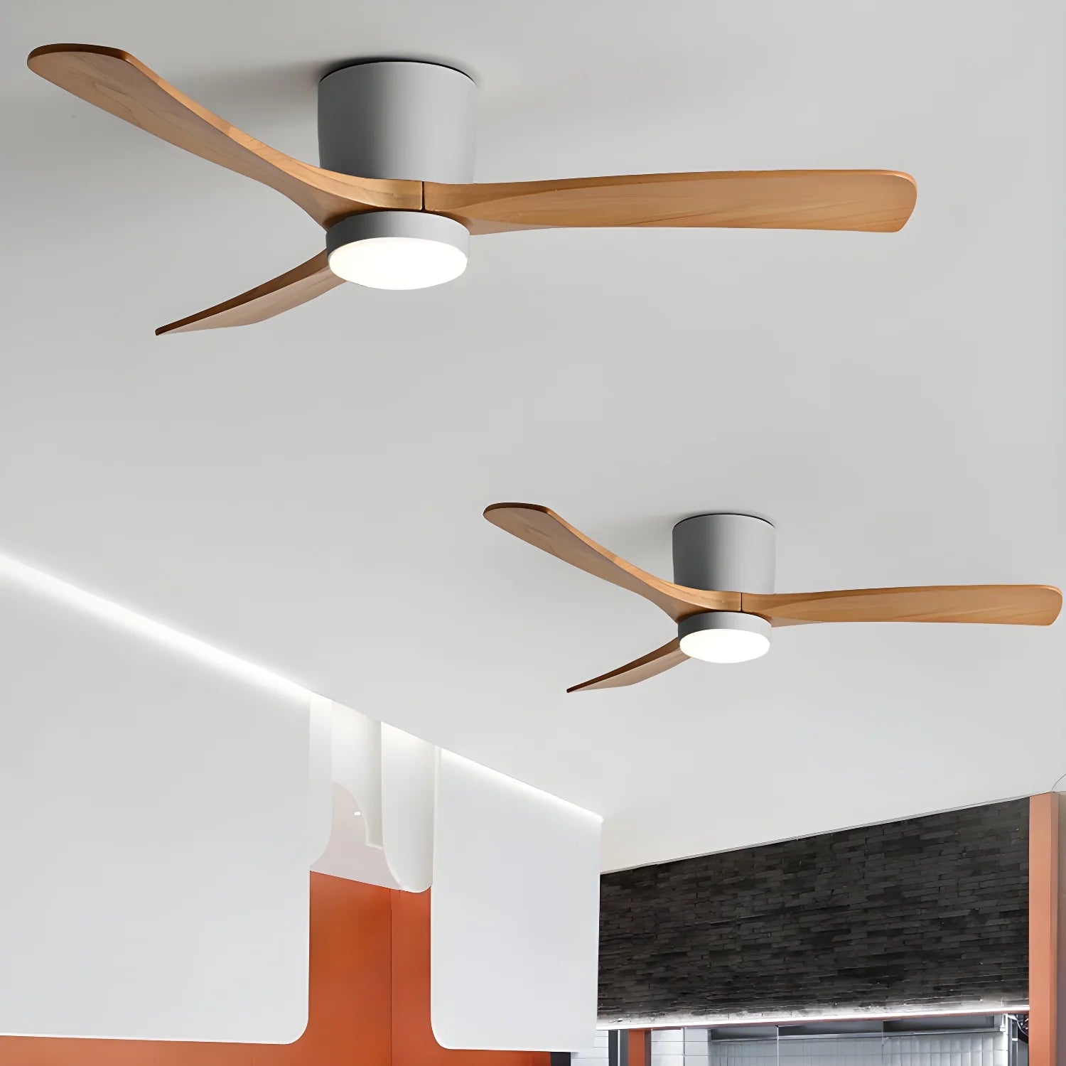Nordic Wooden 42"/48"/52" Ceiling Fan Light - Yiarolight