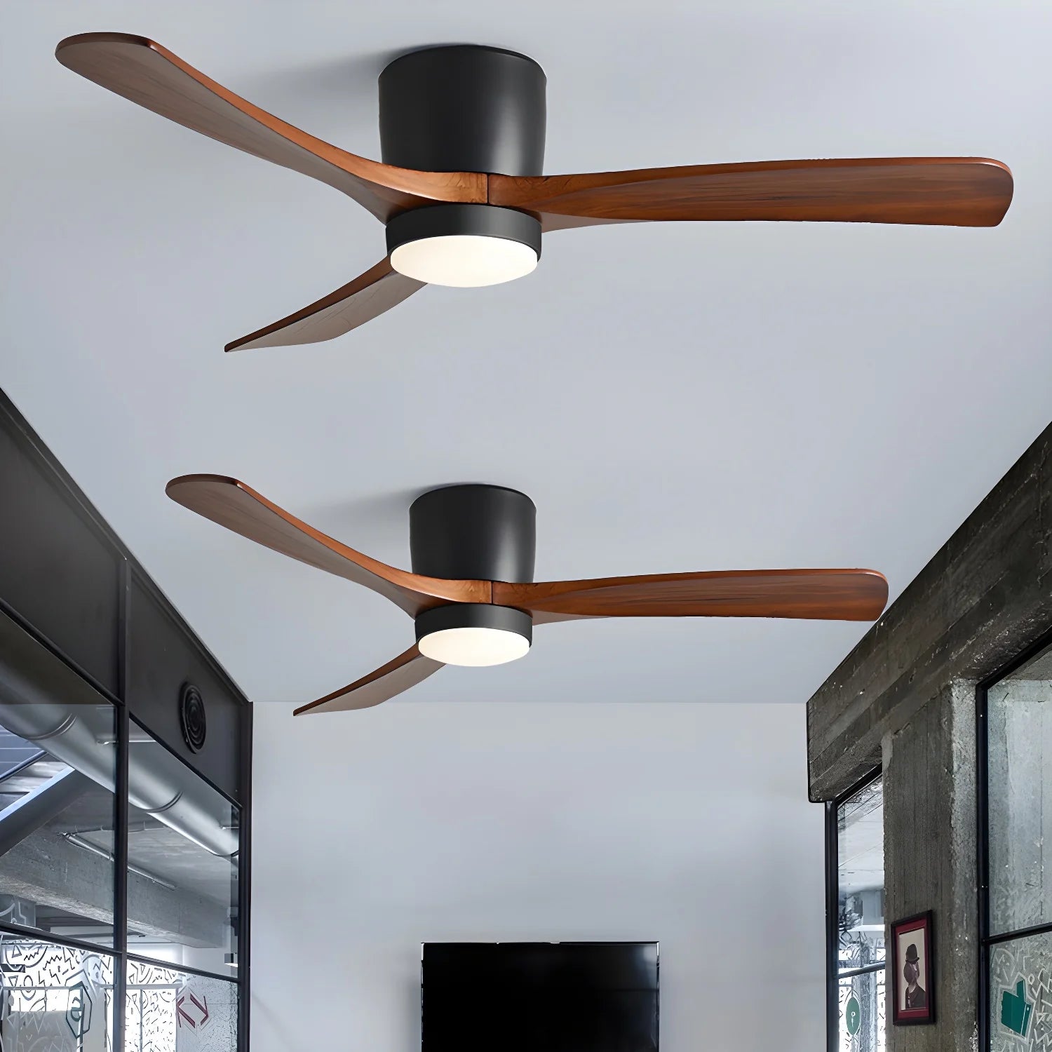 Nordic Wooden 42"/48"/52" Ceiling Fan Light - Yiarolight