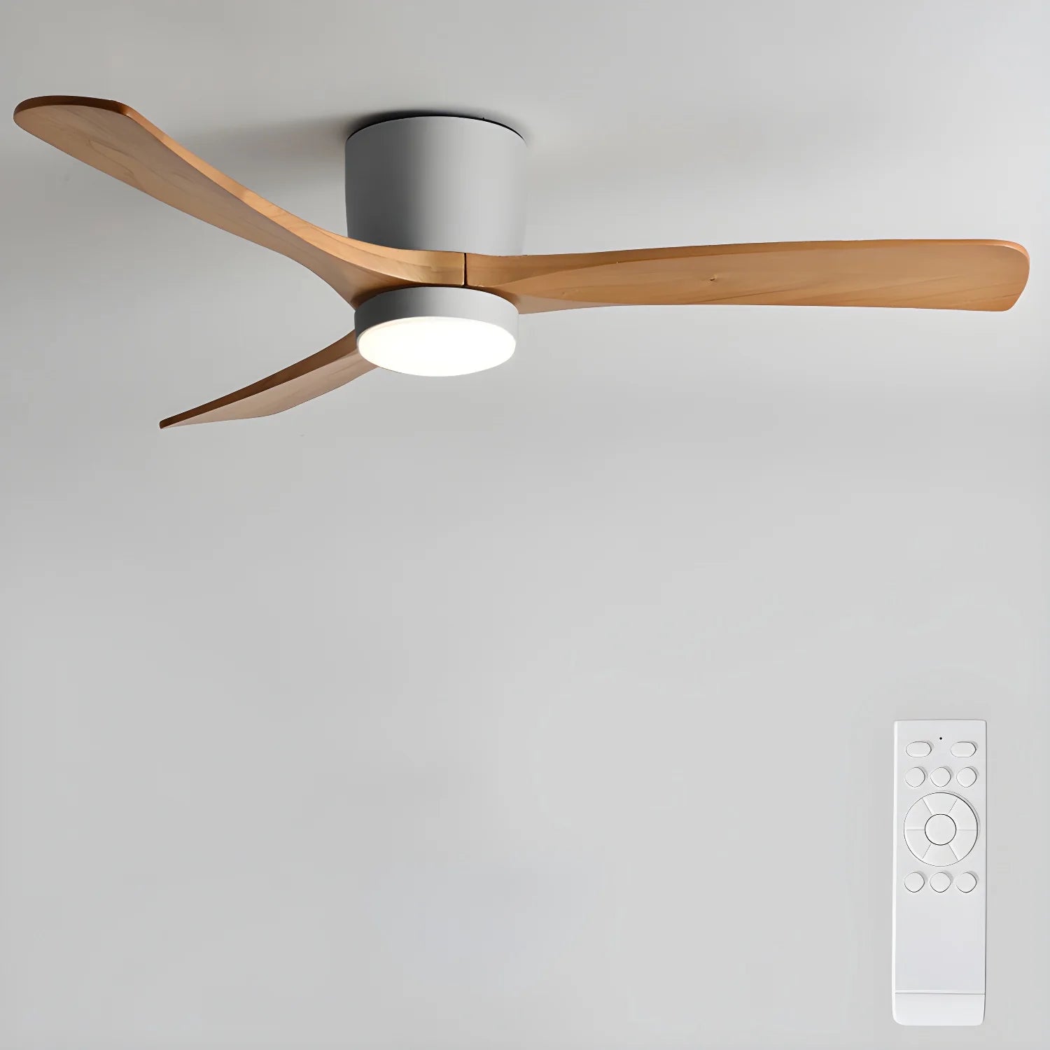 Nordic Wooden 42"/48"/52" Ceiling Fan Light - Yiarolight
