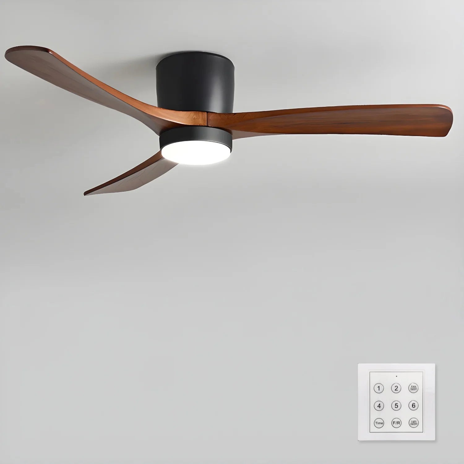 Nordic Wooden 42"/48"/52" Ceiling Fan Light - Yiarolight