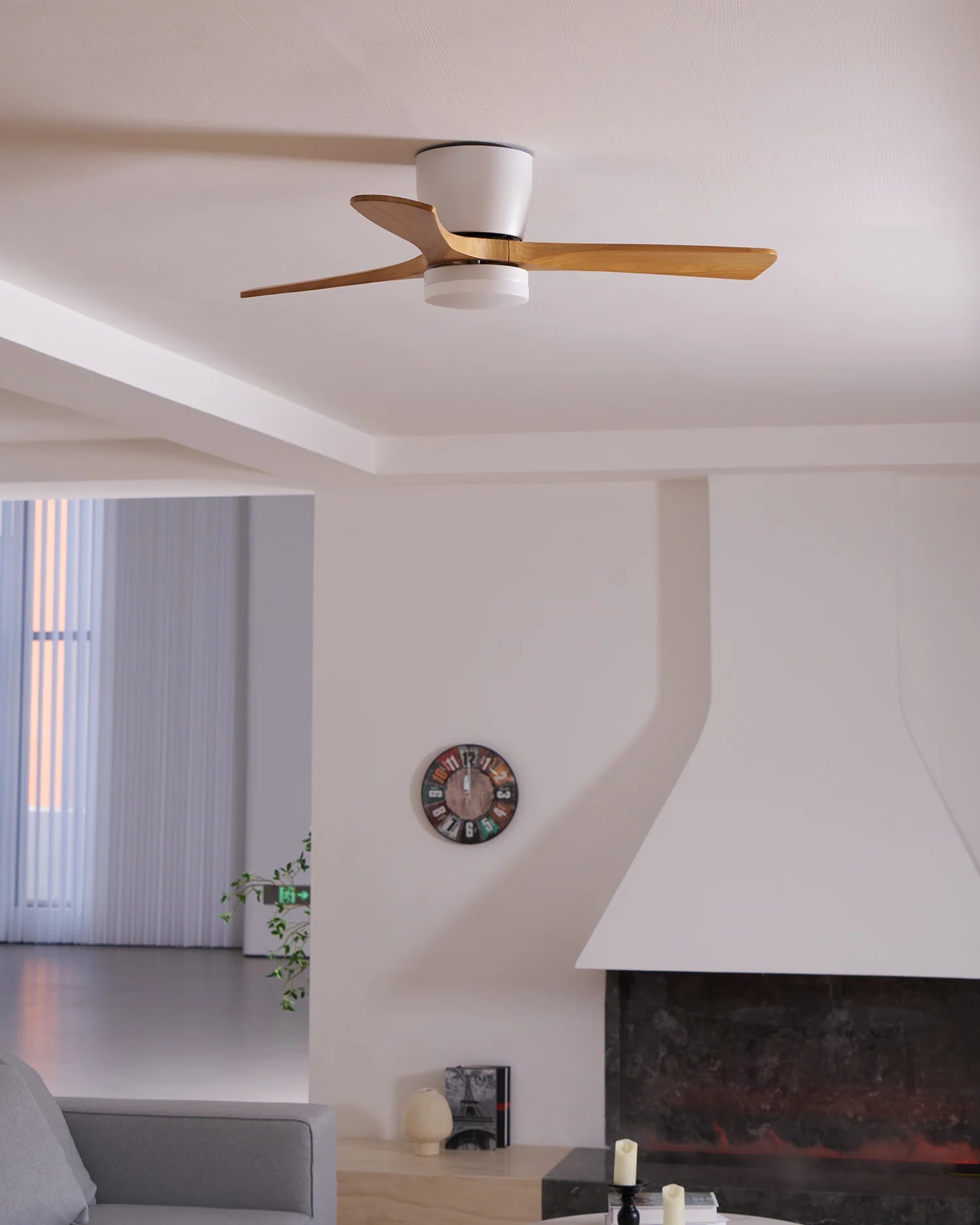 Nordic Wooden 42"/48"/52" Ceiling Fan Light - Yiarolight