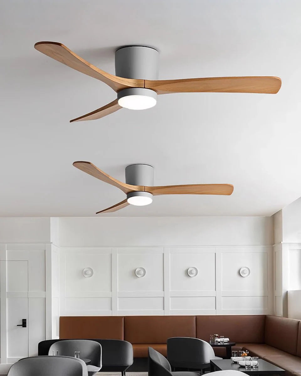 Nordic Wooden 42"/48"/52" Ceiling Fan Light - Yiarolight