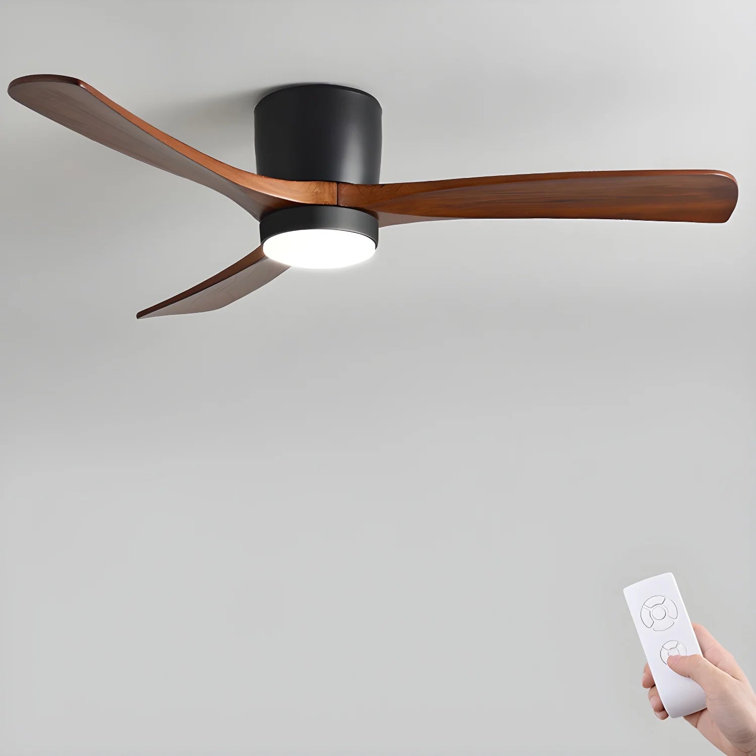 Nordic Wooden 42"/48"/52" Ceiling Fan Light - Yiarolight