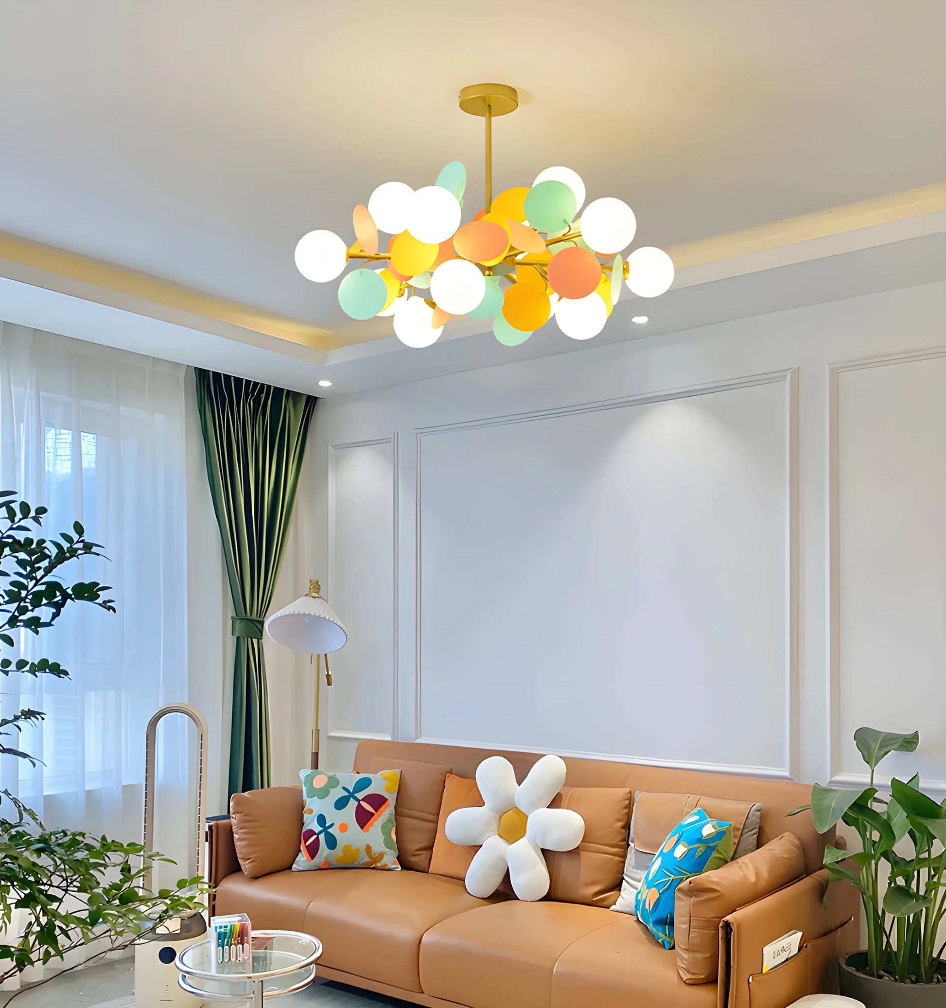 Off White Tree Chandelier - Yiarolight