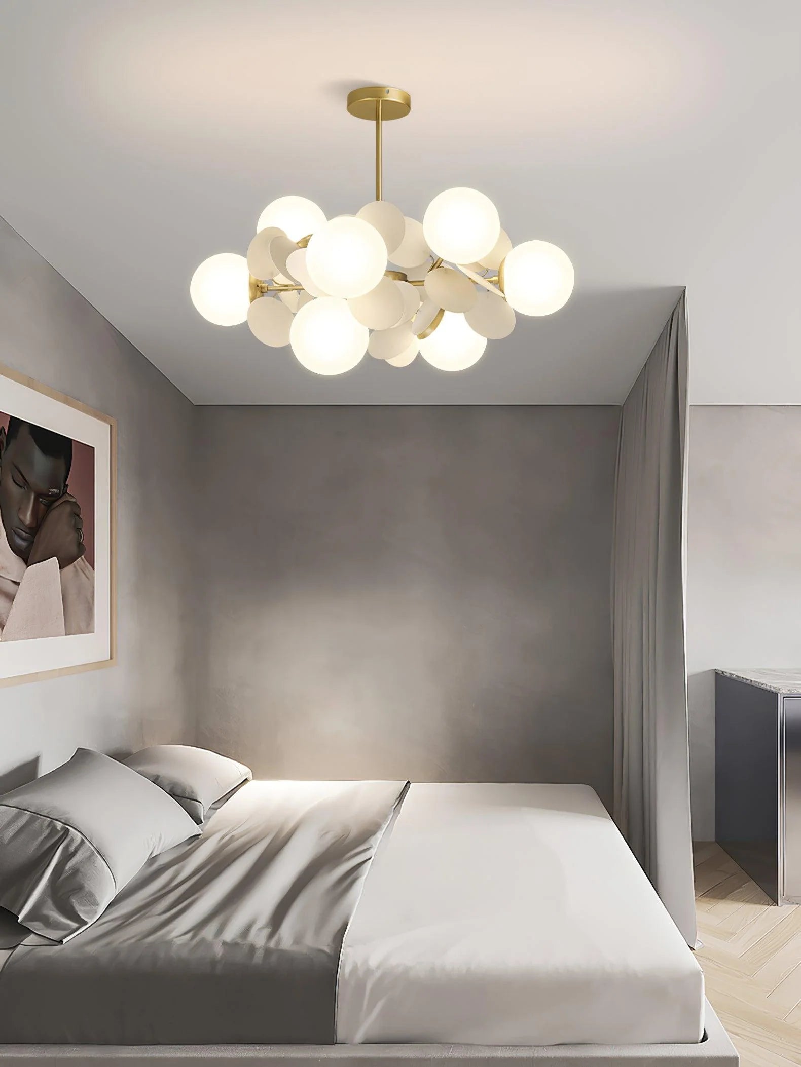 Off White Tree Chandelier - Yiarolight