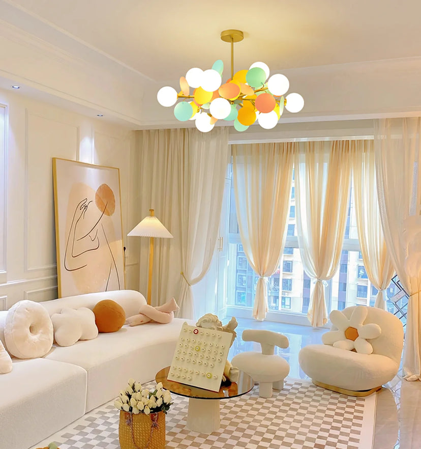 Off White Tree Chandelier - Yiarolight
