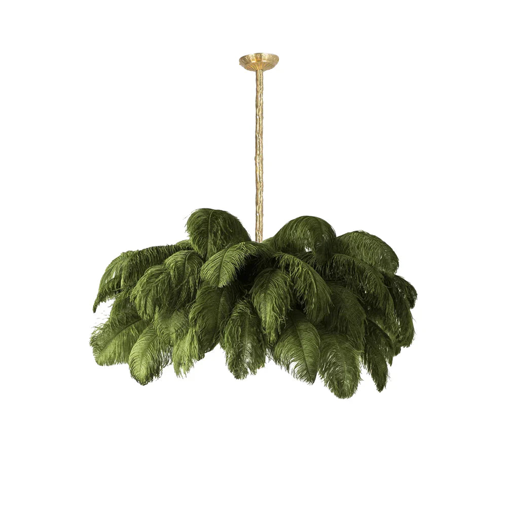 Ostrich Feather Chandelier - Yiarolight