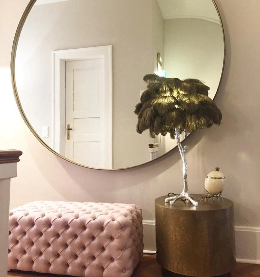 Ostrich Feather Table Lamp - Yiarolight