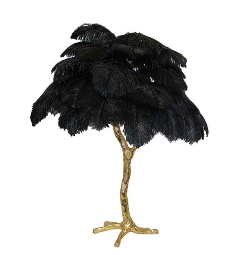 Ostrich Feather Table Lamp - Yiarolight