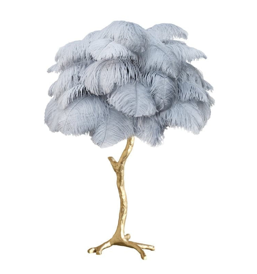 Ostrich Feather Table Lamp - Yiarolight