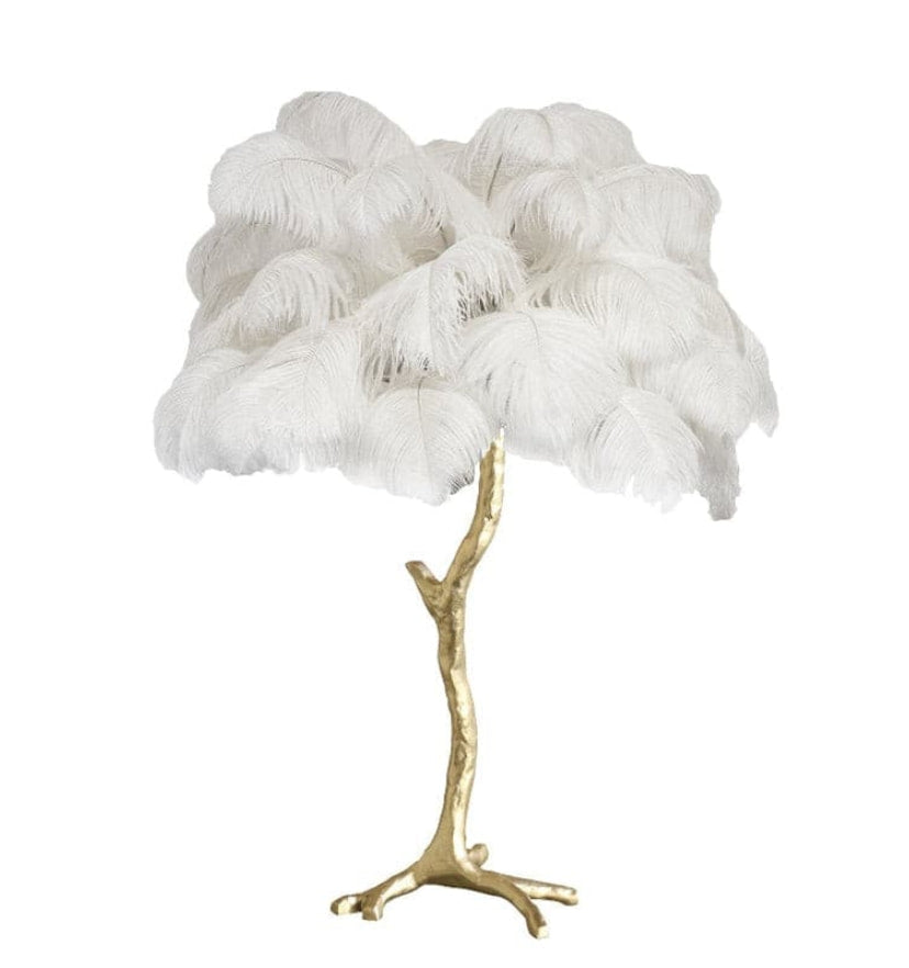 Ostrich Feather Table Lamp - Yiarolight