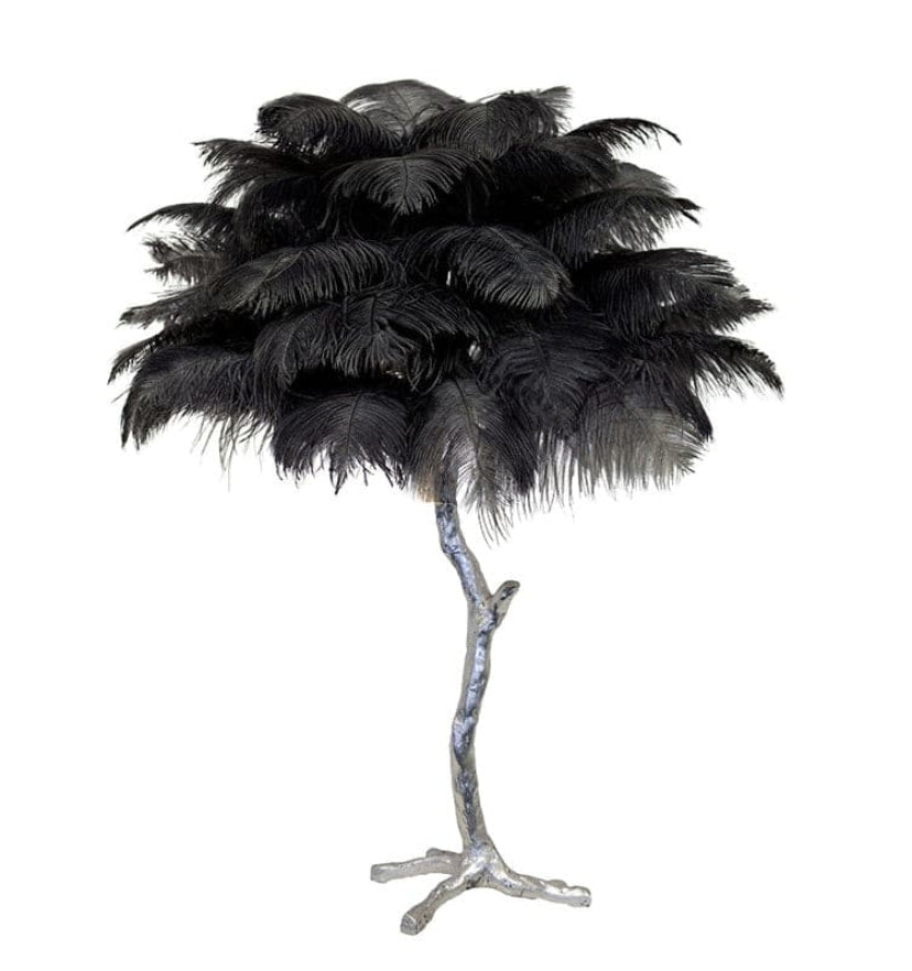 Ostrich Feather Table Lamp - Yiarolight