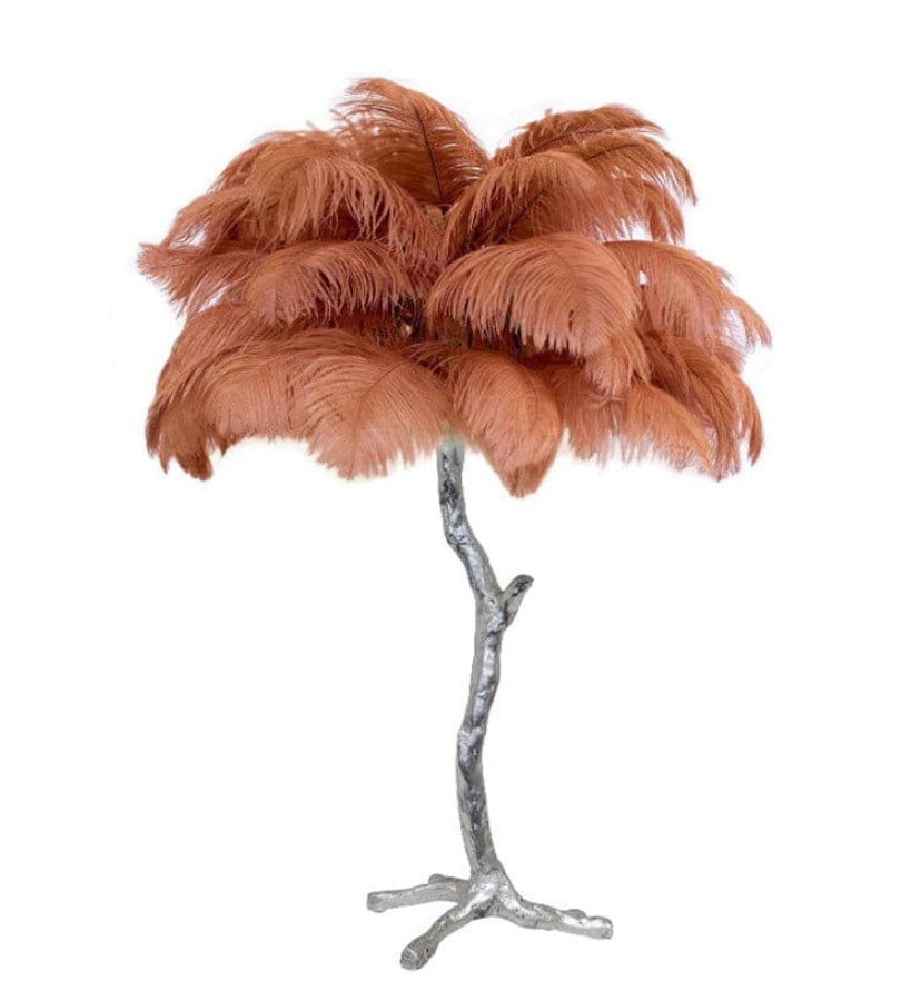 Ostrich Feather Table Lamp - Yiarolight