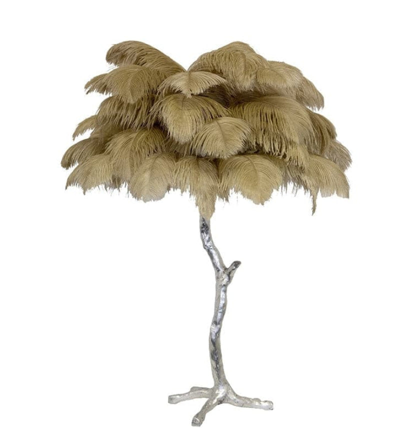 Ostrich Feather Table Lamp - Yiarolight