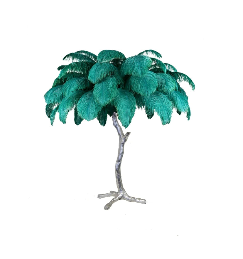 Ostrich Feather Table Lamp - Yiarolight