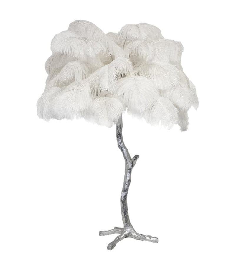 Ostrich Feather Table Lamp - Yiarolight