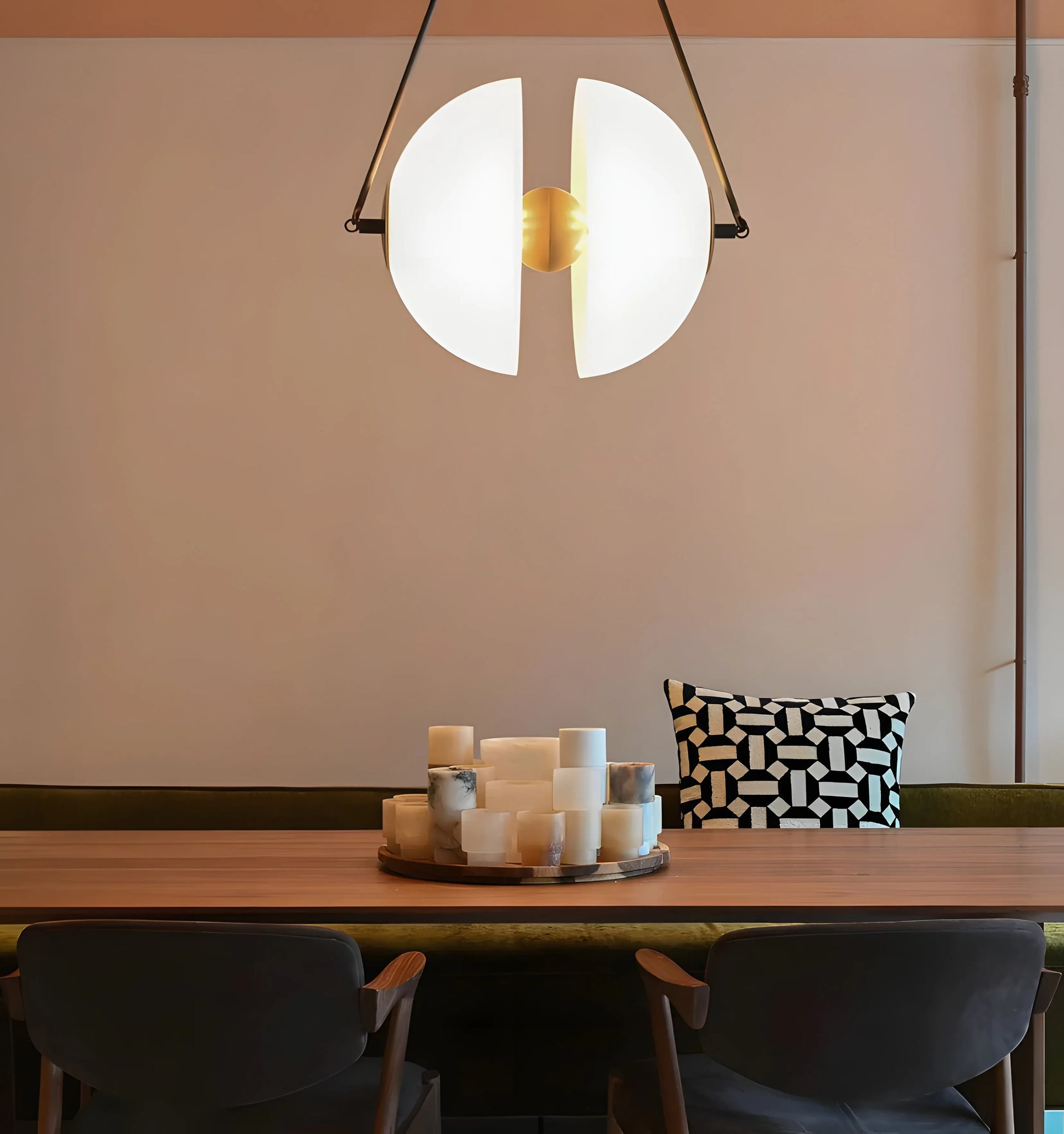 Oyster Glass Pendant Lamp - Yiarolight