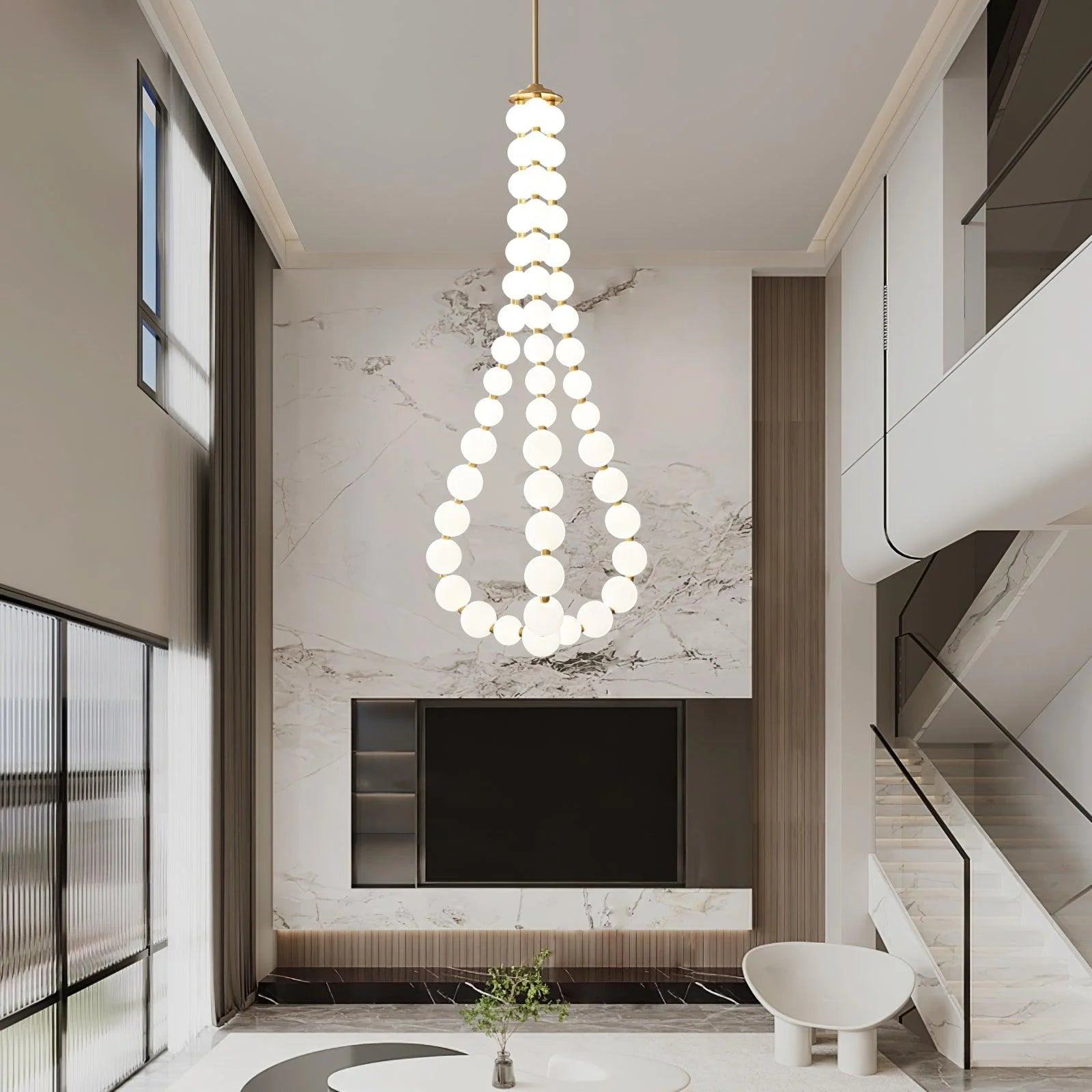 Pearl Necklace Chandelier - Yiarolight