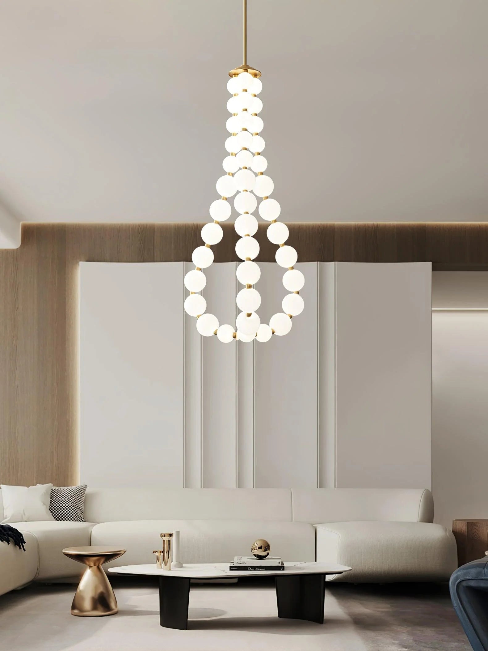 Pearl Necklace Chandelier - Yiarolight