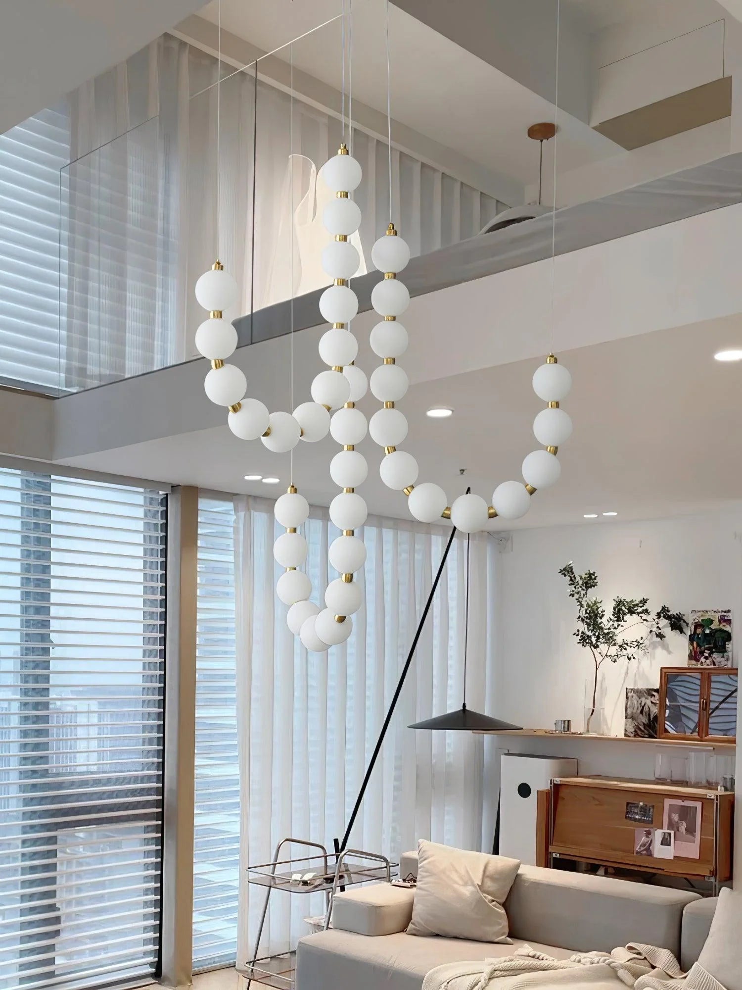 Pearl Necklace Chandelier - Yiarolight