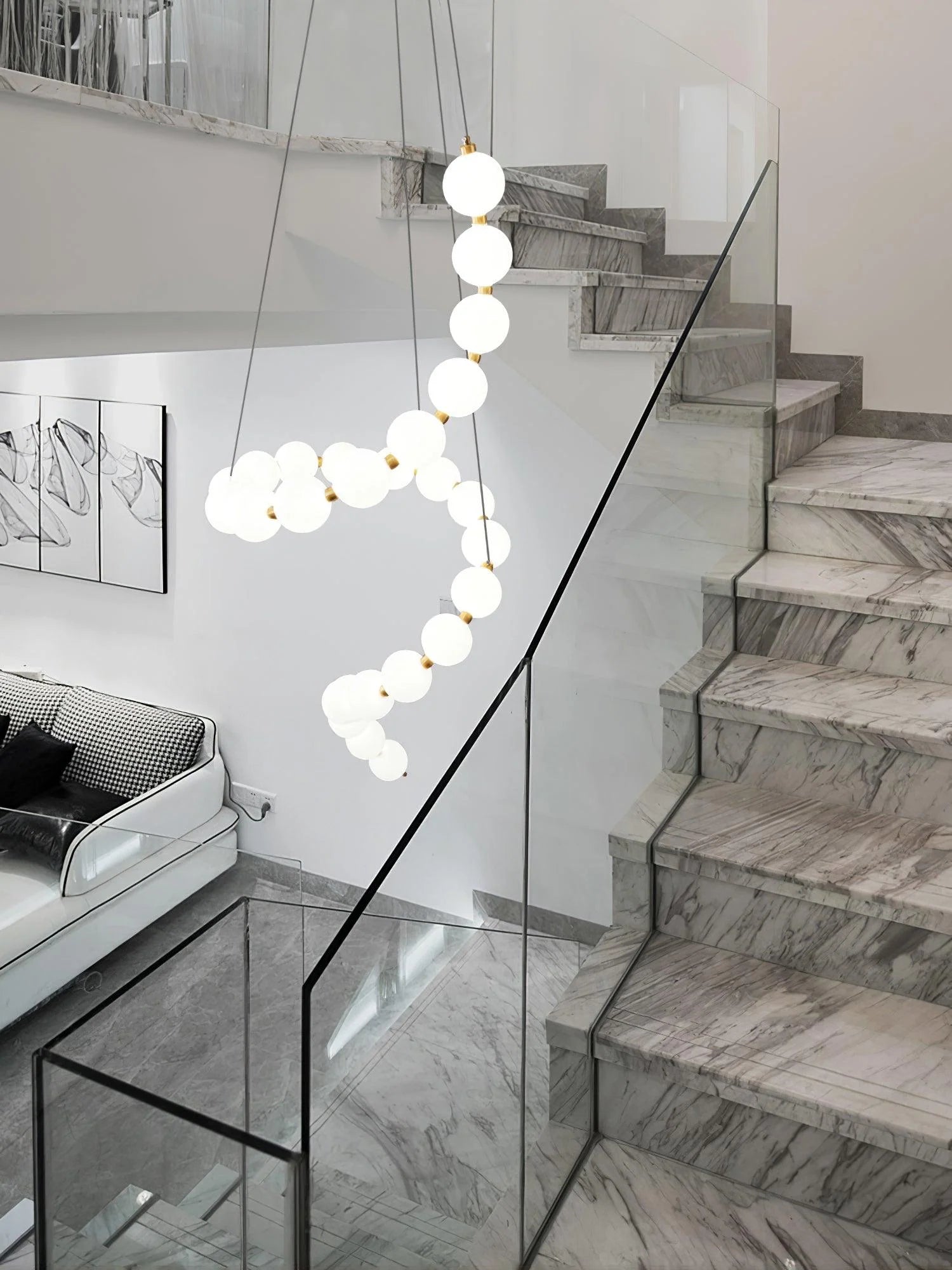 Pearl Necklace Chandelier - Yiarolight